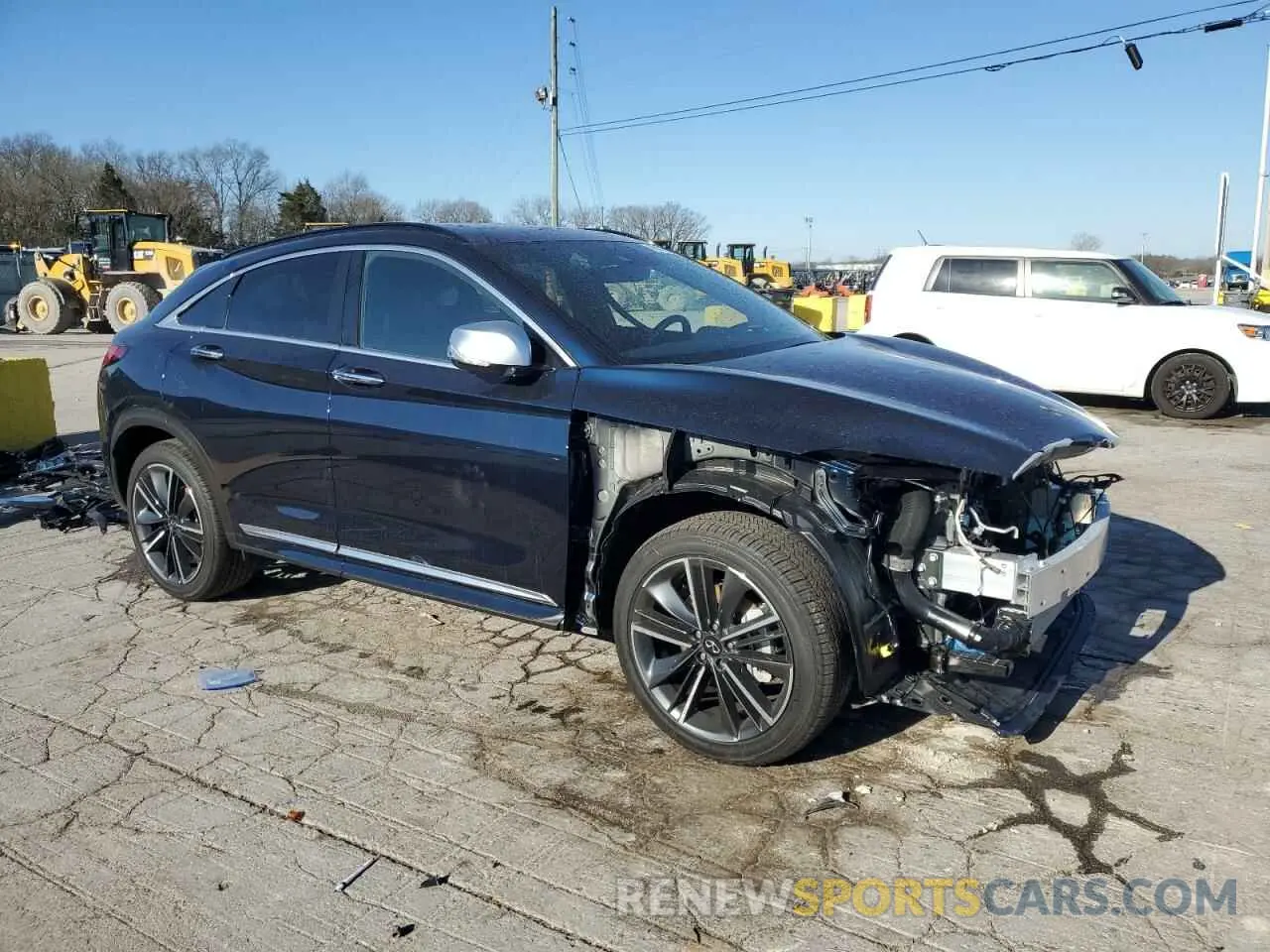 4 fotografías del automóvil dañado 3PCAJ5LR8SF106435 INFINITI QX55 SENSO 2025