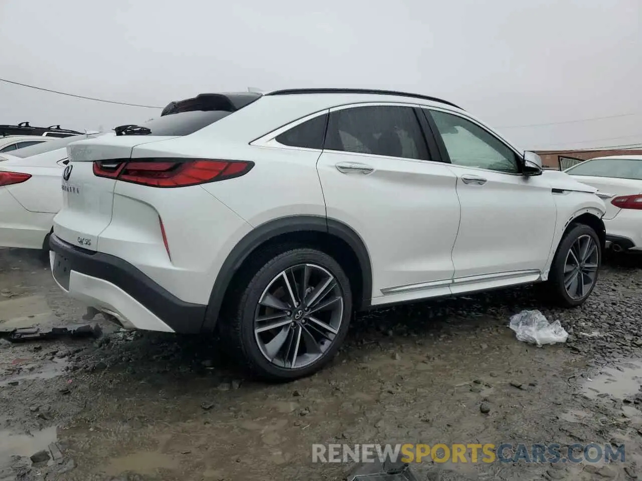 3 fotografías del automóvil dañado 3PCAJ5LR9SF100305 INFINITI QX55 SENSO 2025
