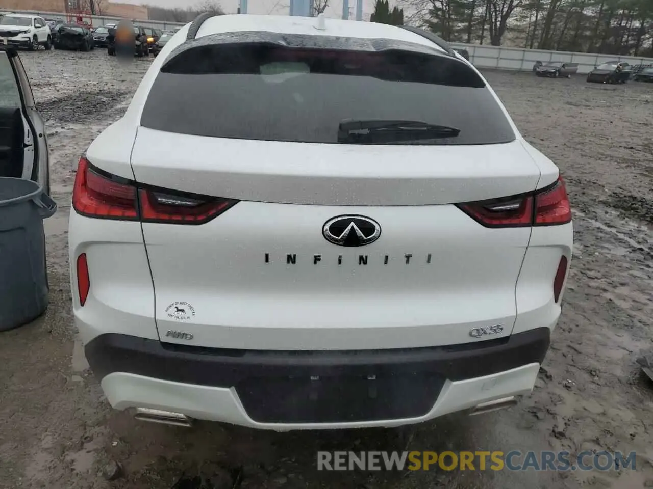 6 fotografías del automóvil dañado 3PCAJ5LR9SF100305 INFINITI QX55 SENSO 2025