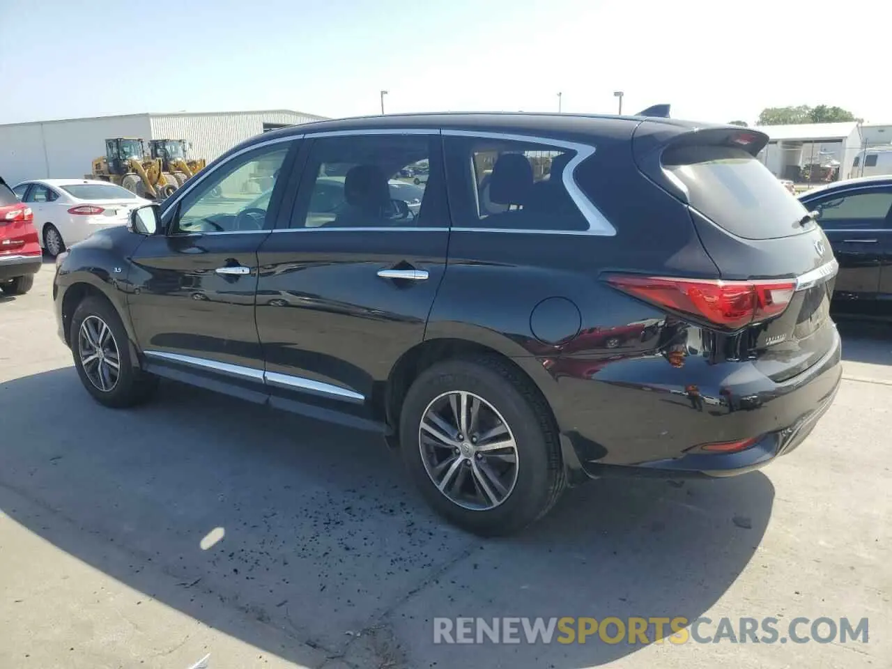 2 fotografías del automóvil dañado 5N1DL0MM0KC508181 INFINITI QX60 2019