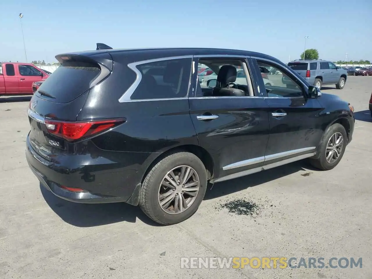 3 fotografías del automóvil dañado 5N1DL0MM0KC508181 INFINITI QX60 2019
