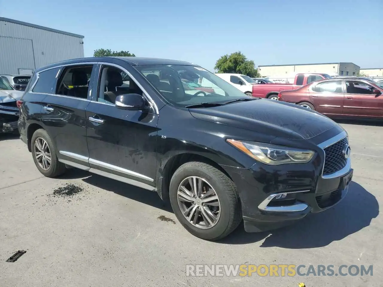 4 fotografías del automóvil dañado 5N1DL0MM0KC508181 INFINITI QX60 2019
