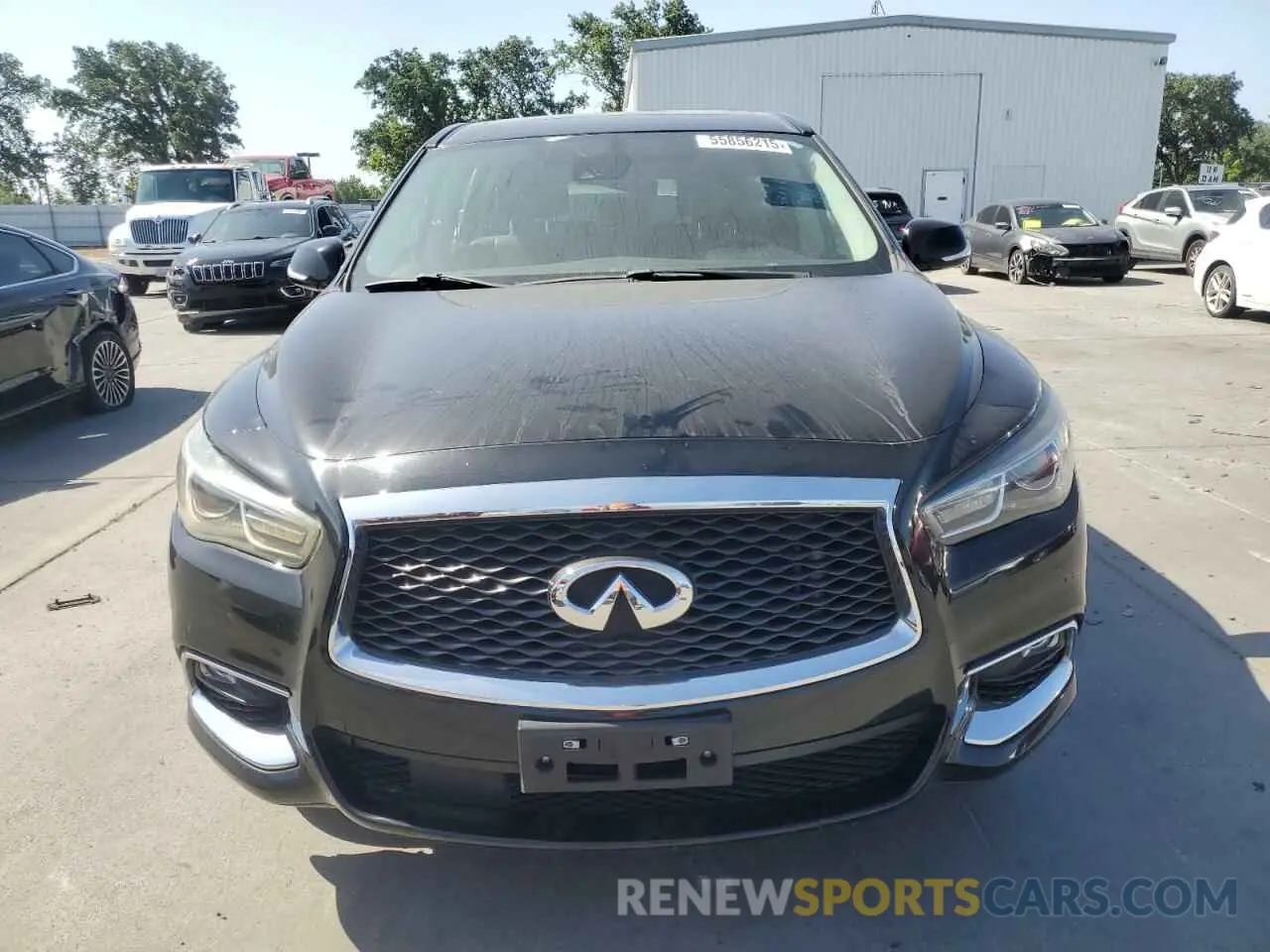 5 fotografías del automóvil dañado 5N1DL0MM0KC508181 INFINITI QX60 2019
