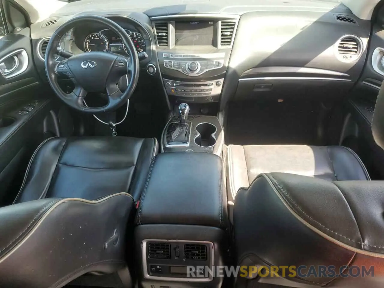 8 fotografías del automóvil dañado 5N1DL0MM0KC508181 INFINITI QX60 2019