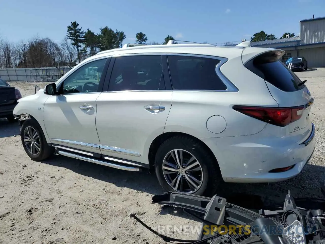 2 fotografías del automóvil dañado 5N1DL0MM0KC515907 INFINITI QX60 2019
