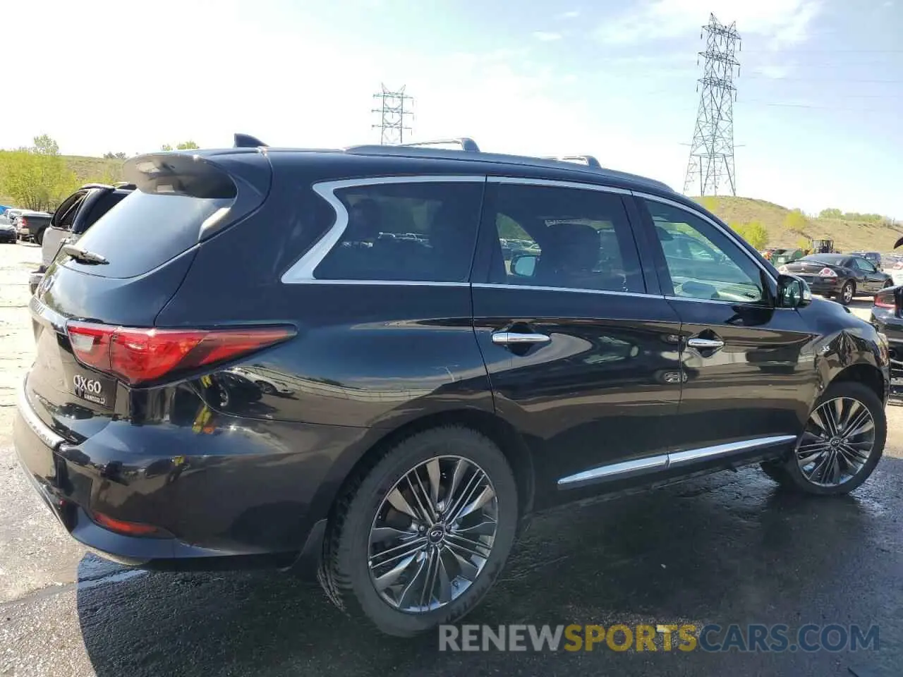 3 fotografías del automóvil dañado 5N1DL0MM1KC510294 INFINITI QX60 2019