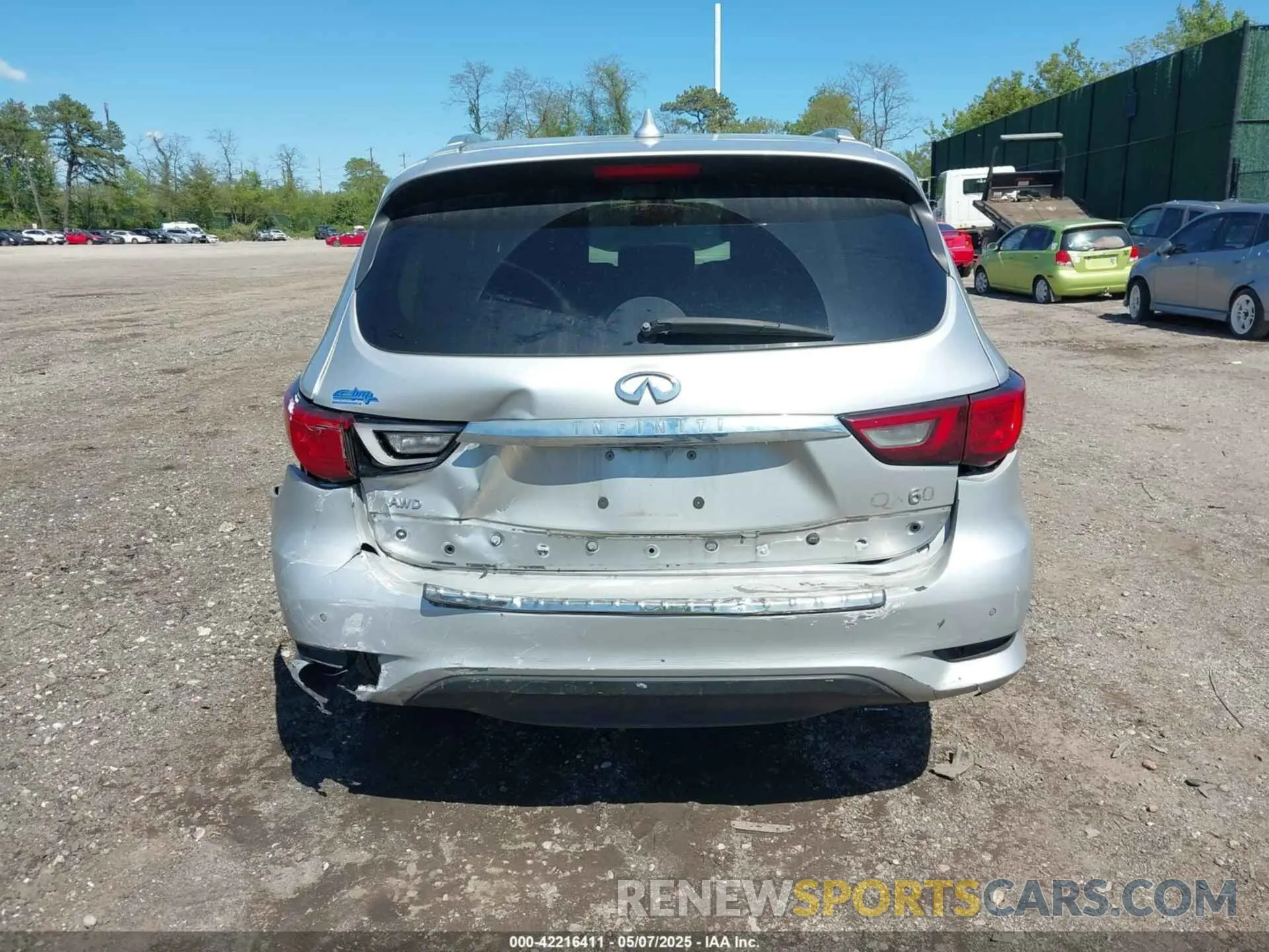 16 fotografías del automóvil dañado 5N1DL0MM2KC525869 INFINITI QX60 2019
