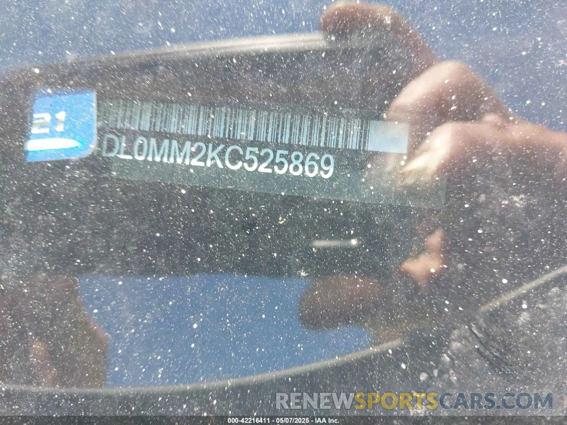 20 fotografías del automóvil dañado 5N1DL0MM2KC525869 INFINITI QX60 2019
