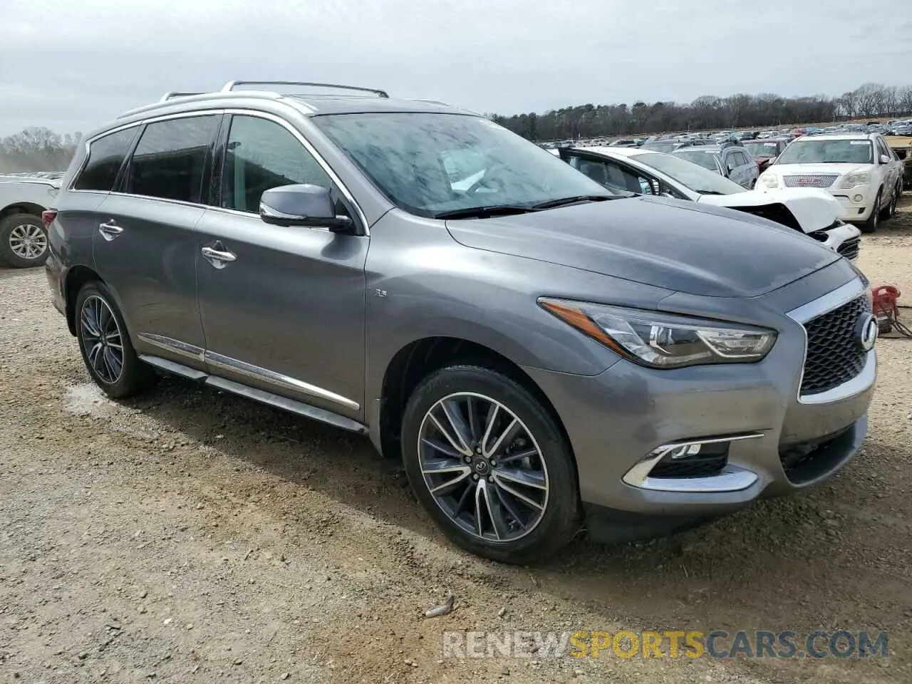 4 fotografías del automóvil dañado 5N1DL0MM2KC559021 INFINITI QX60 2019