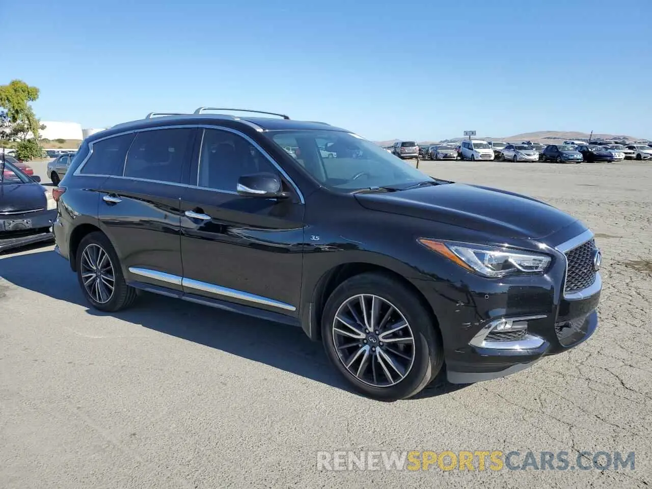 4 fotografías del automóvil dañado 5N1DL0MM3KC506036 INFINITI QX60 2019