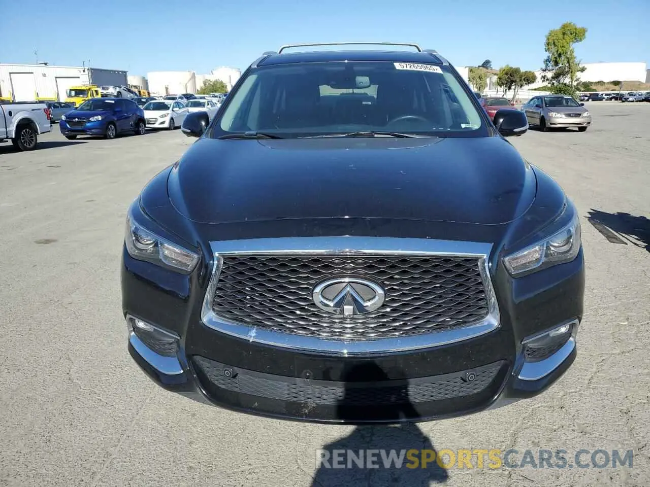 5 fotografías del automóvil dañado 5N1DL0MM3KC506036 INFINITI QX60 2019