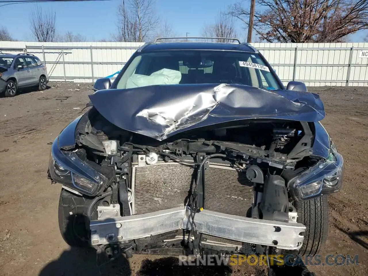 5 fotografías del automóvil dañado 5N1DL0MM3KC549985 INFINITI QX60 2019