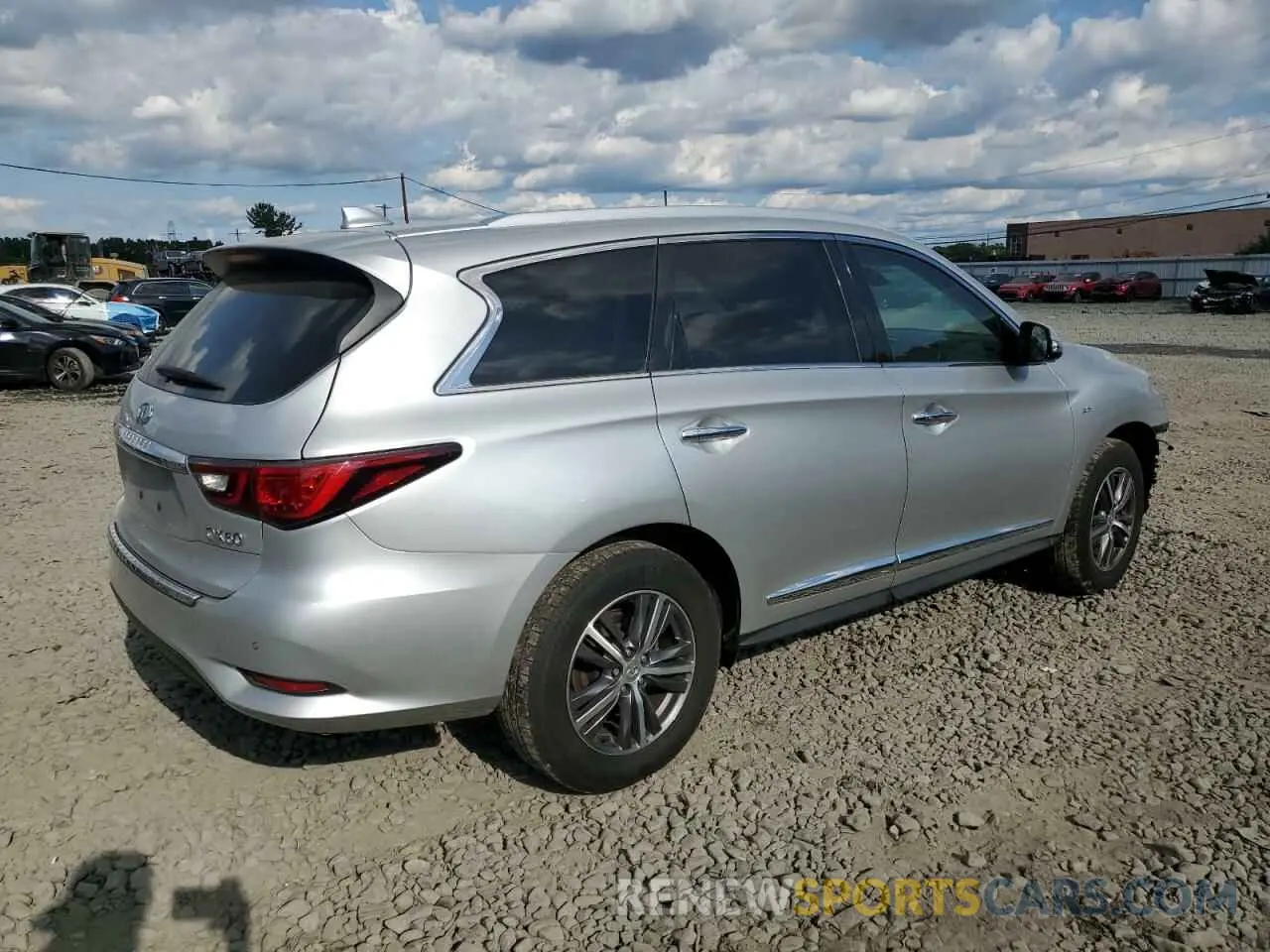 3 fotografías del automóvil dañado 5N1DL0MM3KC551865 INFINITI QX60 2019