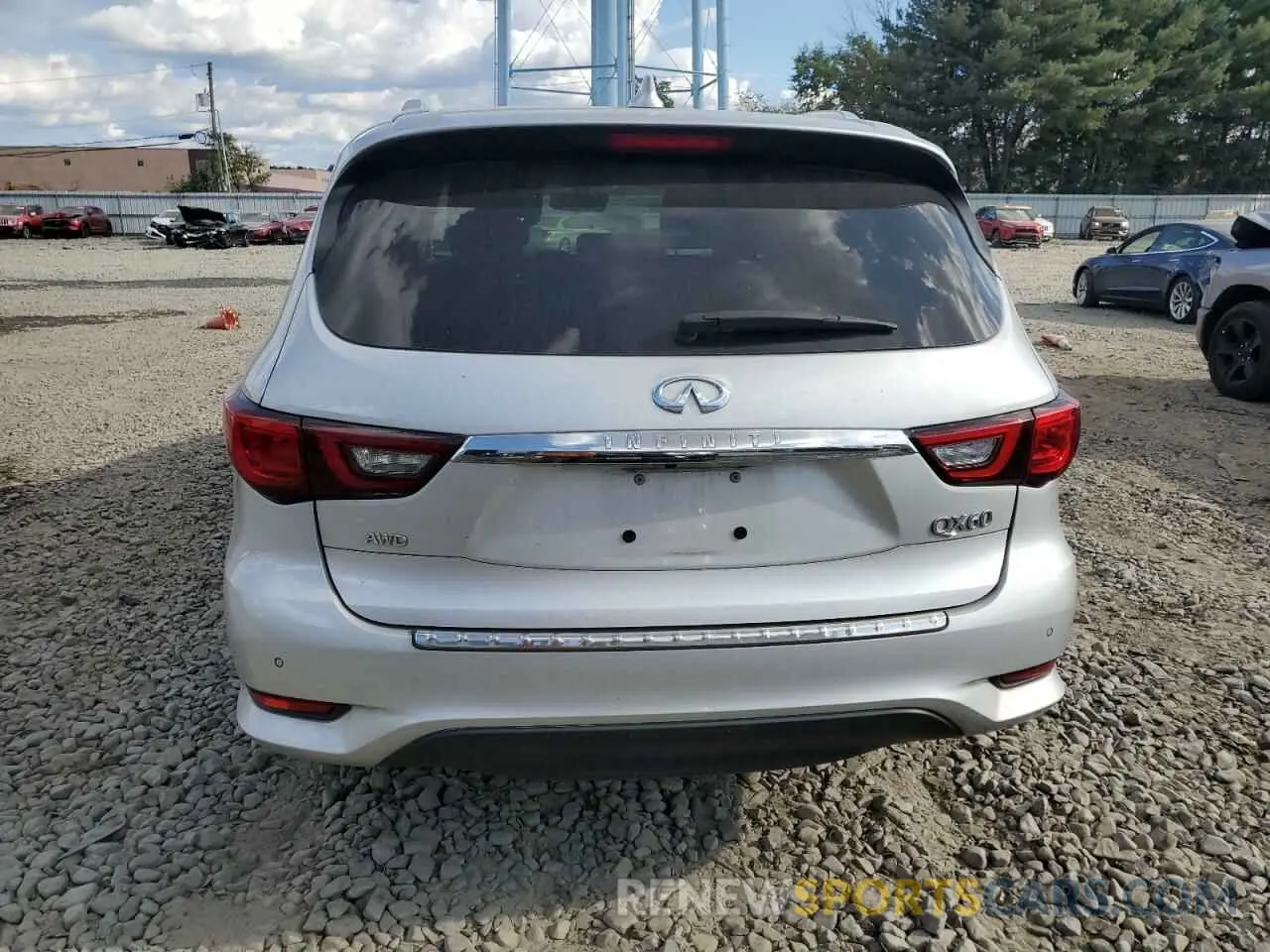 6 fotografías del automóvil dañado 5N1DL0MM3KC551865 INFINITI QX60 2019