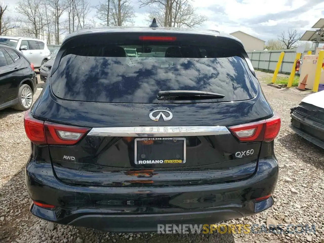 6 fotografías del automóvil dañado 5N1DL0MM3KC567452 INFINITI QX60 2019