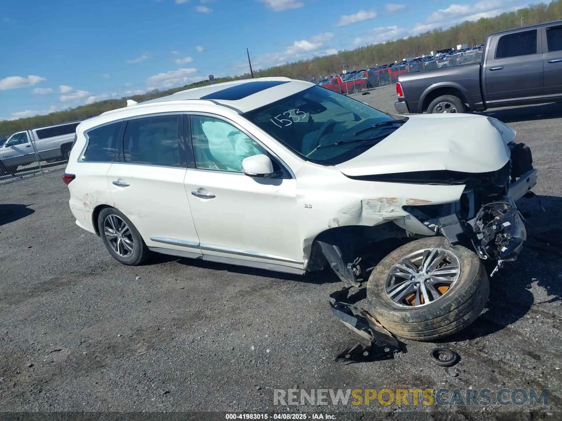 13 fotografías del automóvil dañado 5N1DL0MM4KC521533 INFINITI QX60 2019