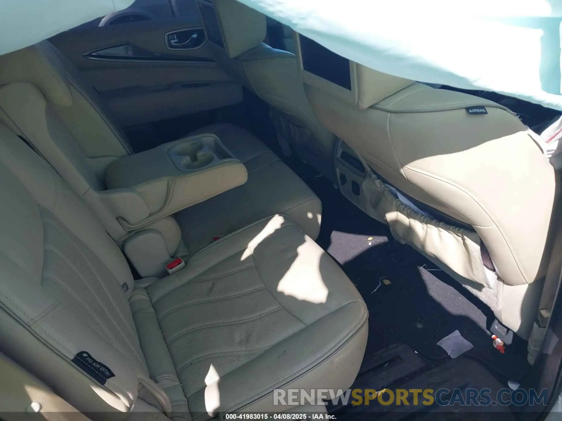 8 fotografías del automóvil dañado 5N1DL0MM4KC521533 INFINITI QX60 2019