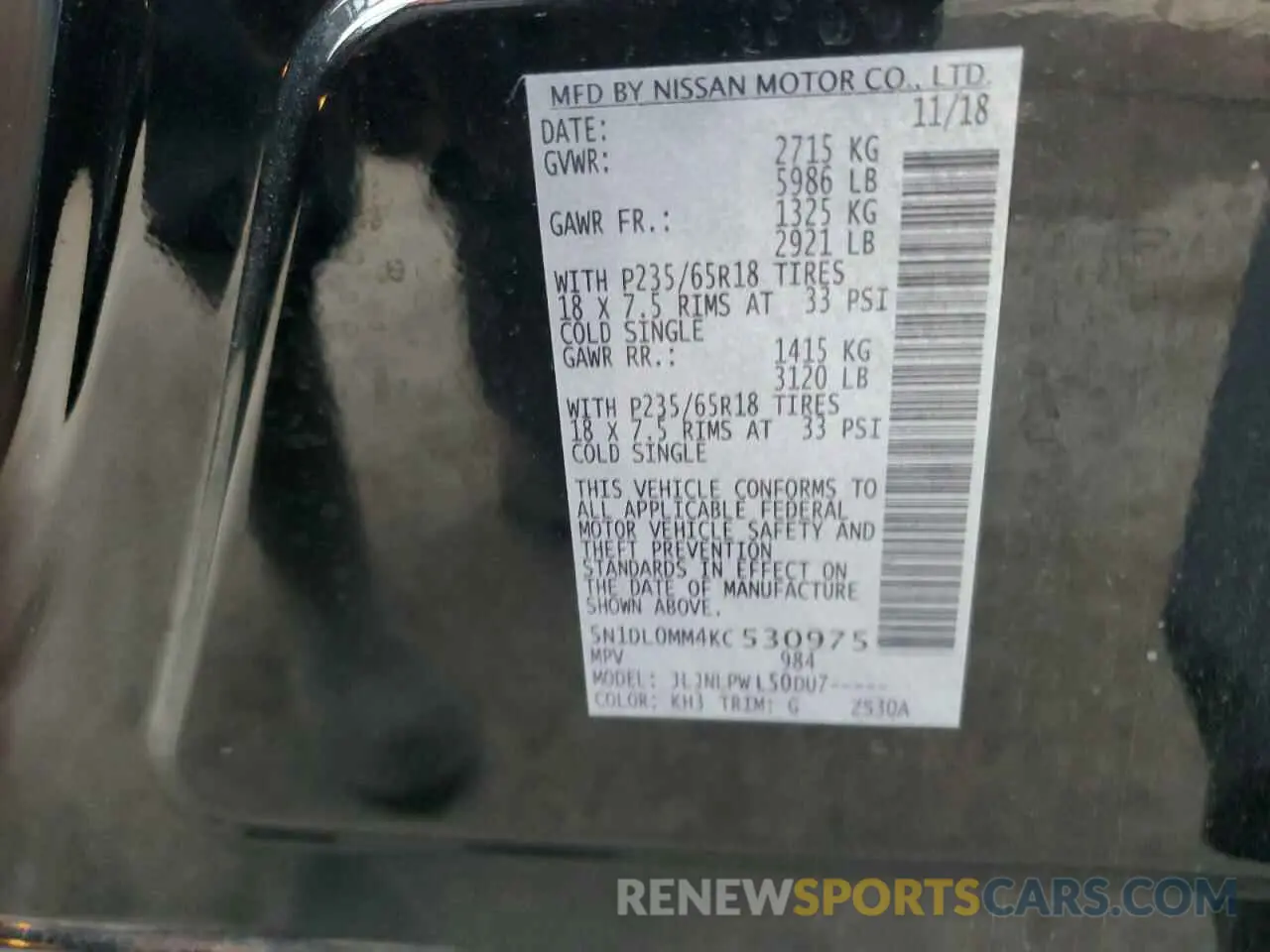 13 fotografías del automóvil dañado 5N1DL0MM4KC530975 INFINITI QX60 2019