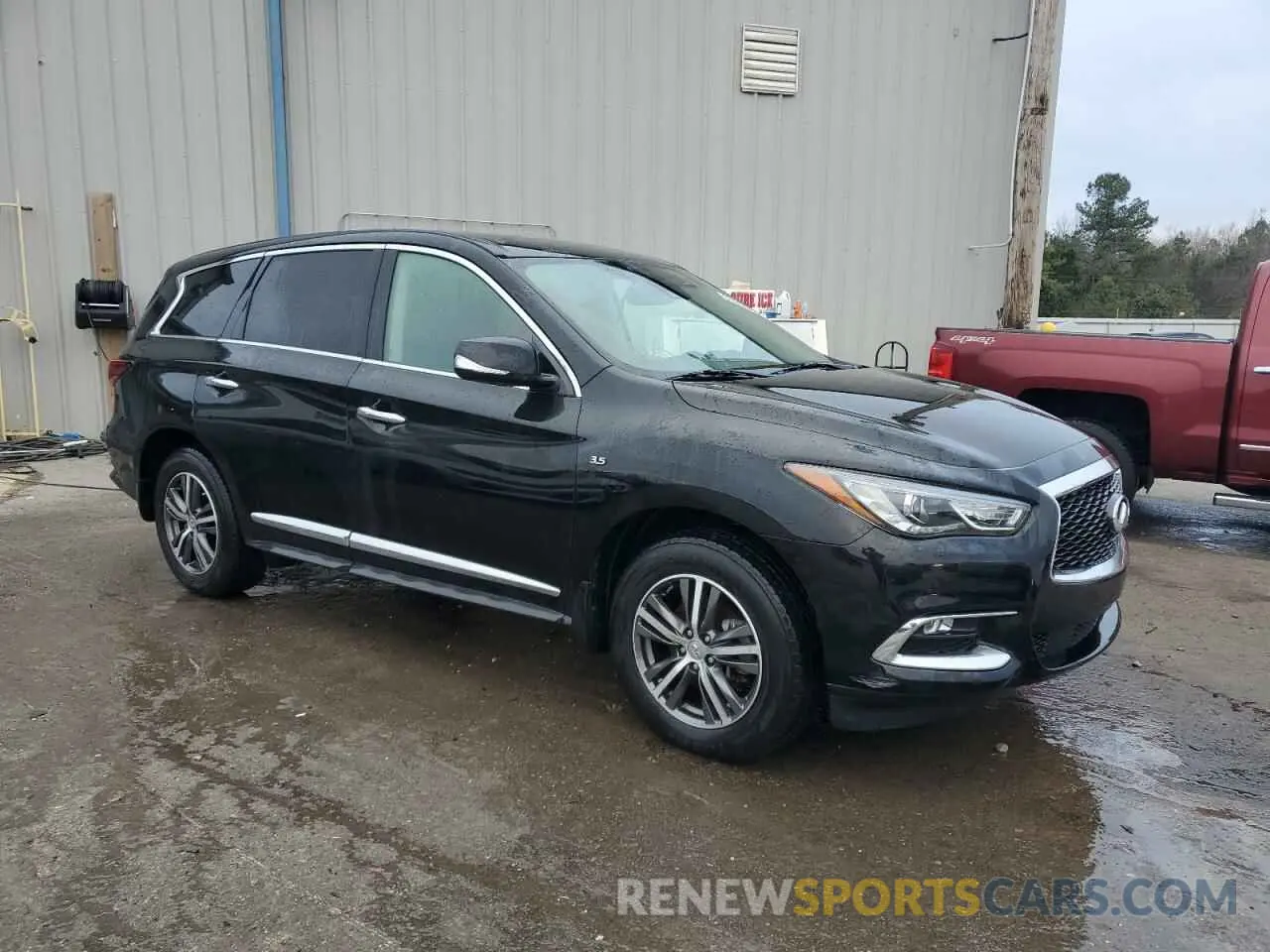 4 fotografías del automóvil dañado 5N1DL0MM4KC530975 INFINITI QX60 2019