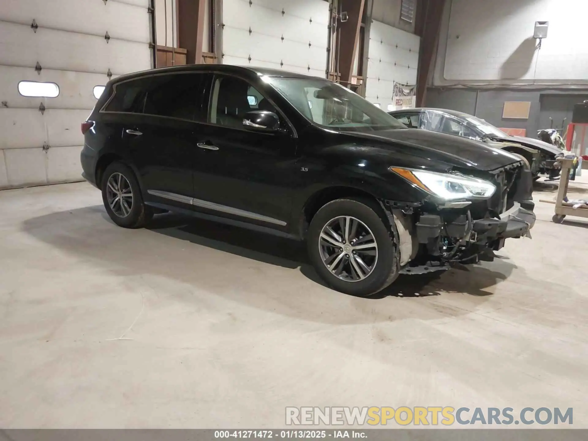 1 fotografías del automóvil dañado 5N1DL0MM4KC552944 INFINITI QX60 2019