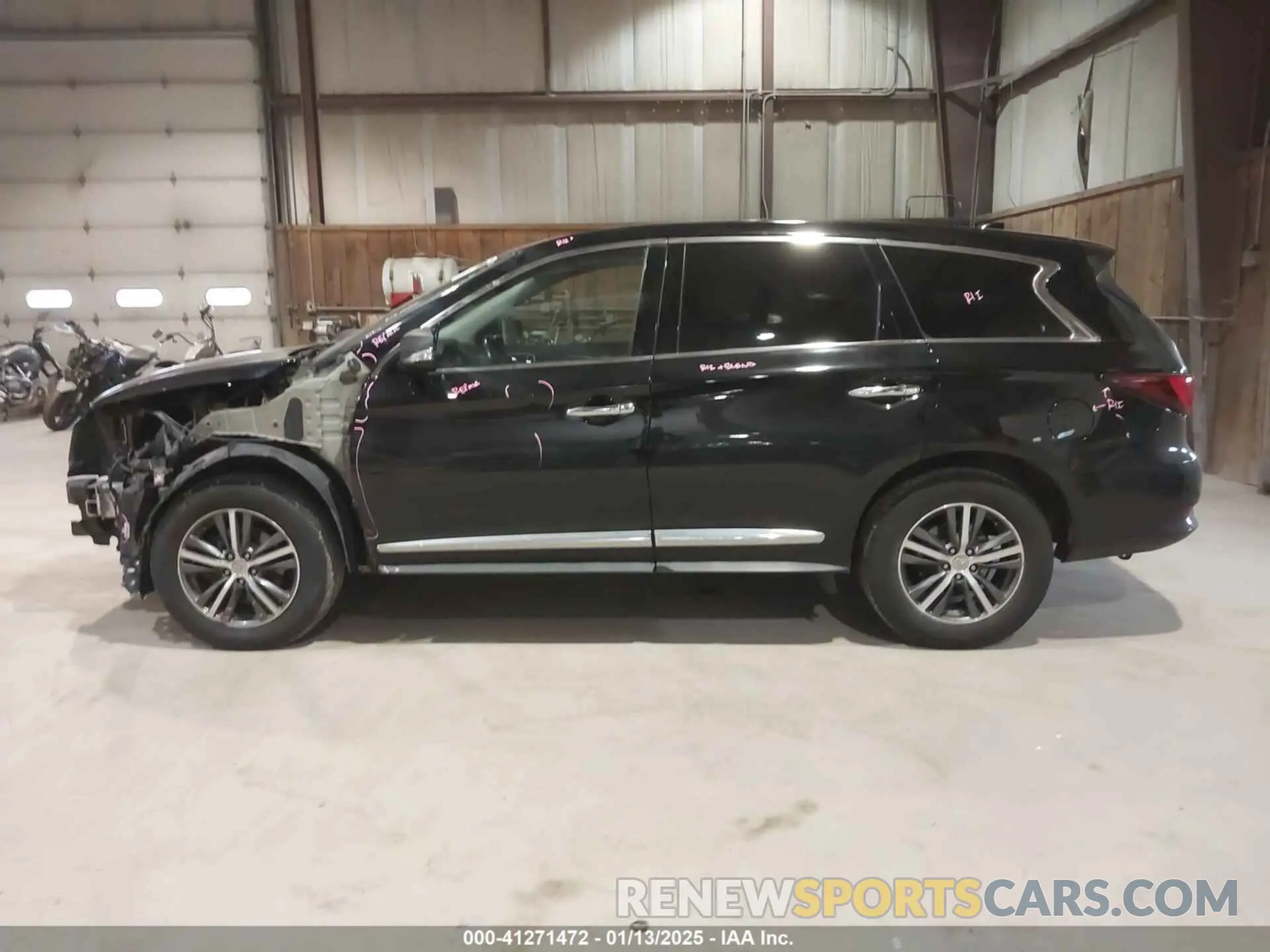 15 fotografías del automóvil dañado 5N1DL0MM4KC552944 INFINITI QX60 2019