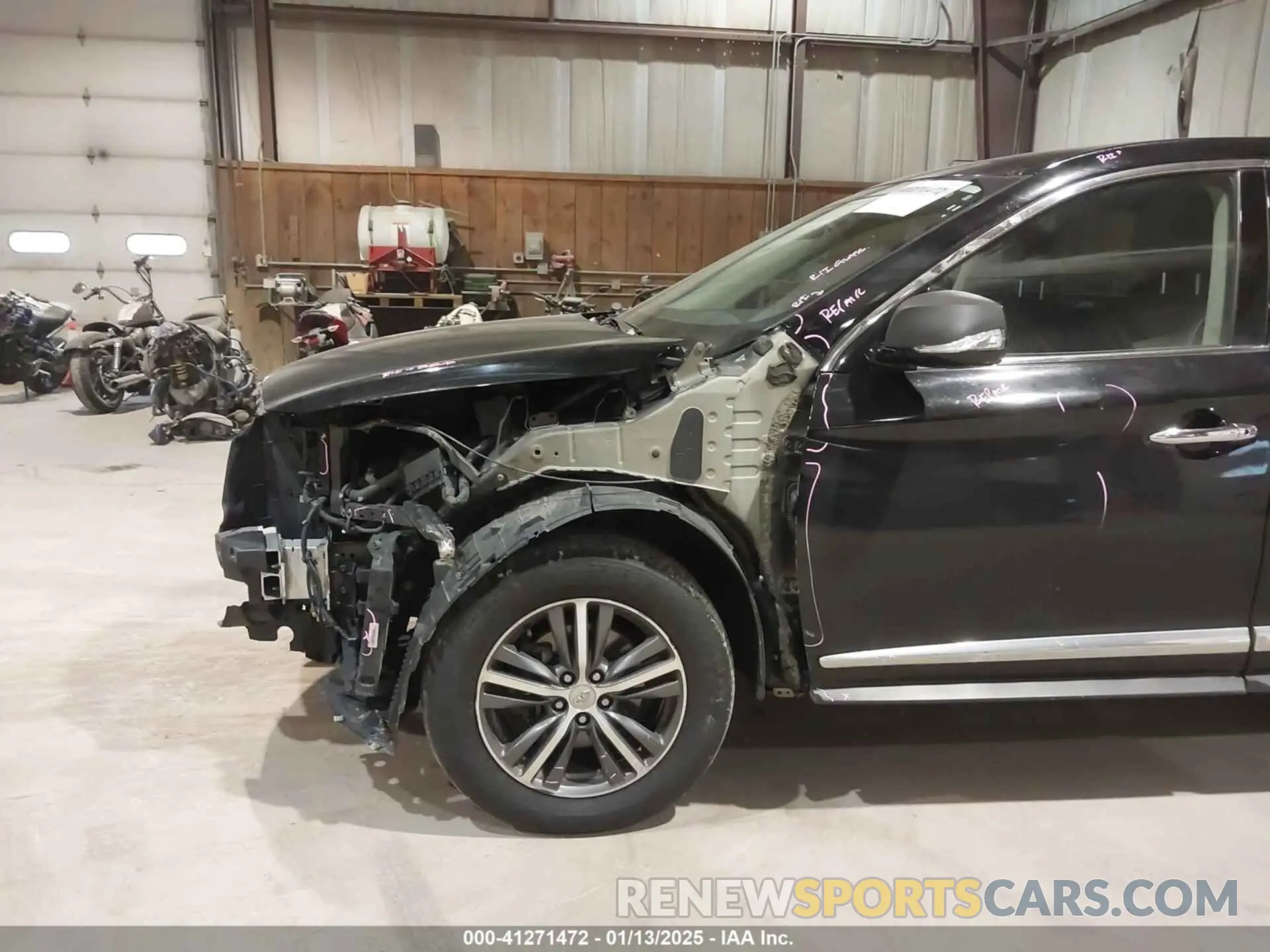 6 fotografías del automóvil dañado 5N1DL0MM4KC552944 INFINITI QX60 2019