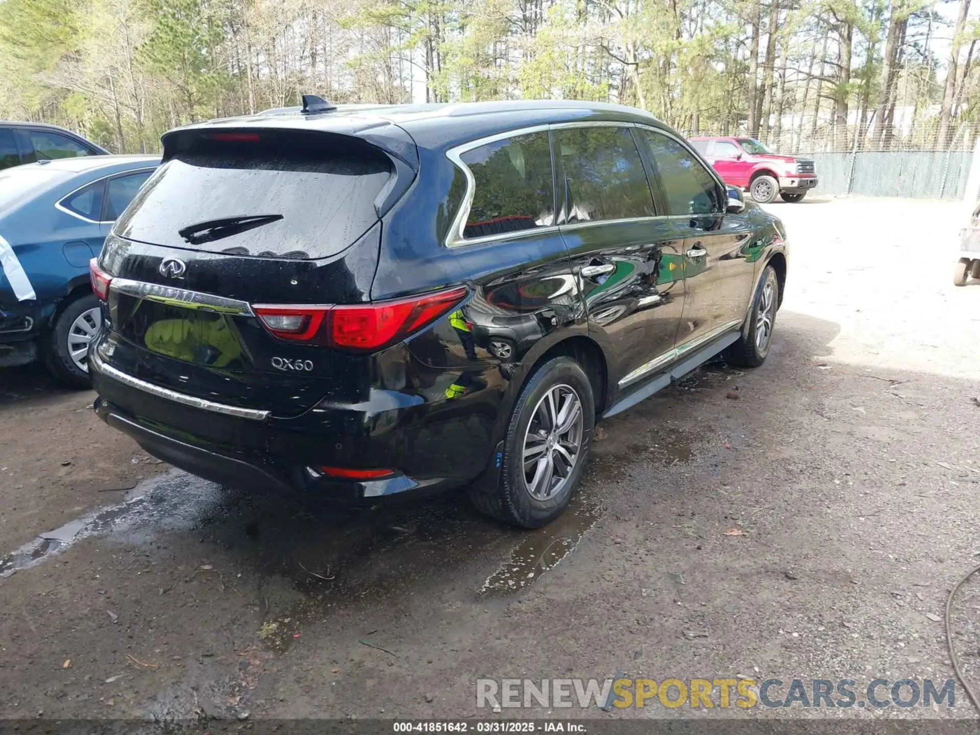 4 fotografías del automóvil dañado 5N1DL0MM4KC554662 INFINITI QX60 2019