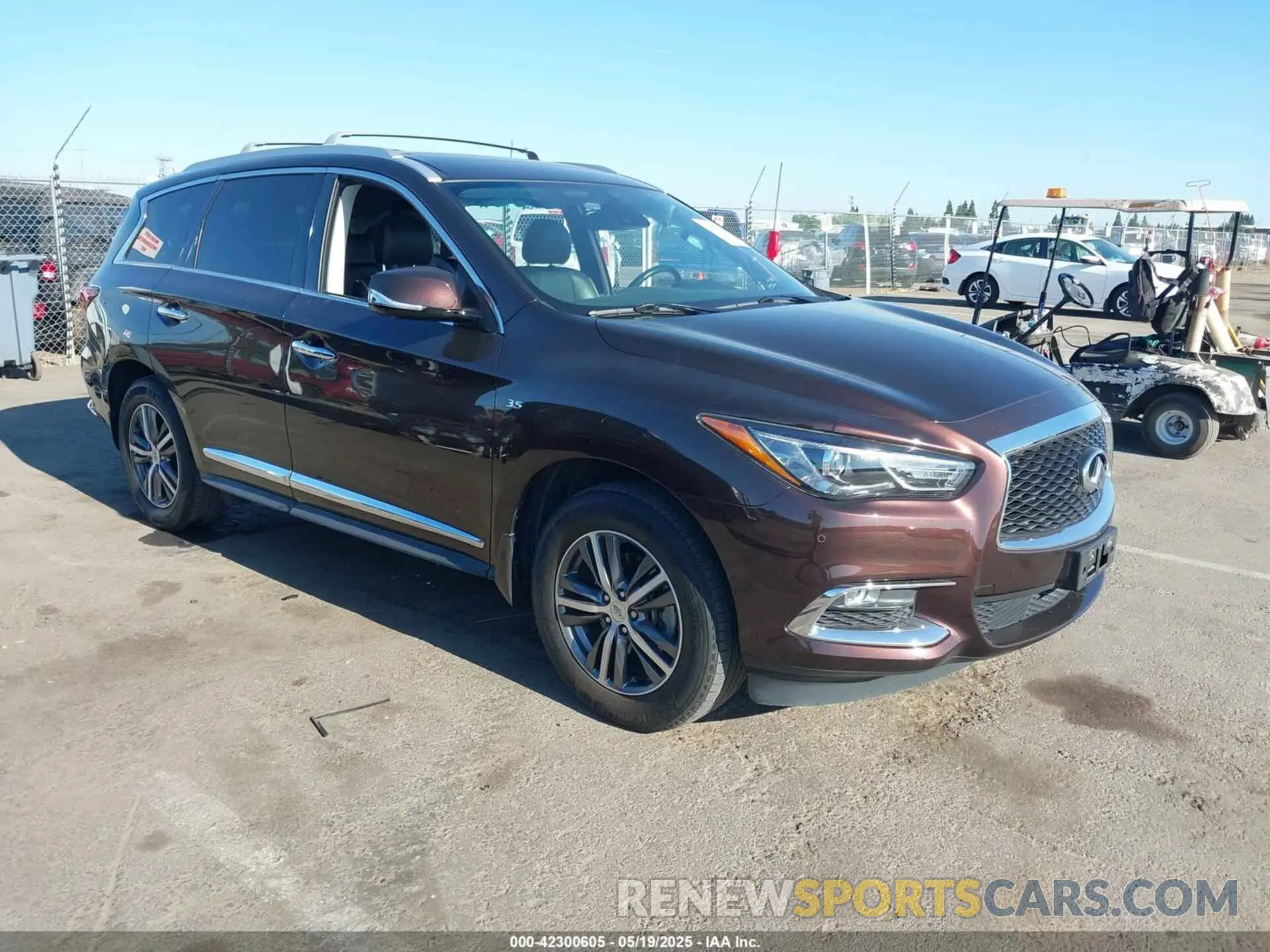 1 fotografías del automóvil dañado 5N1DL0MM4KC569307 INFINITI QX60 2019