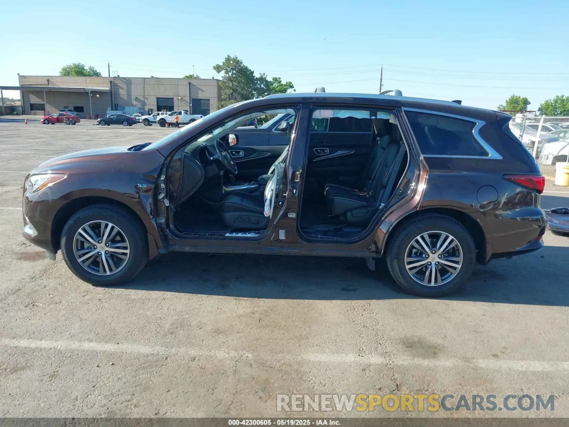 15 fotografías del automóvil dañado 5N1DL0MM4KC569307 INFINITI QX60 2019