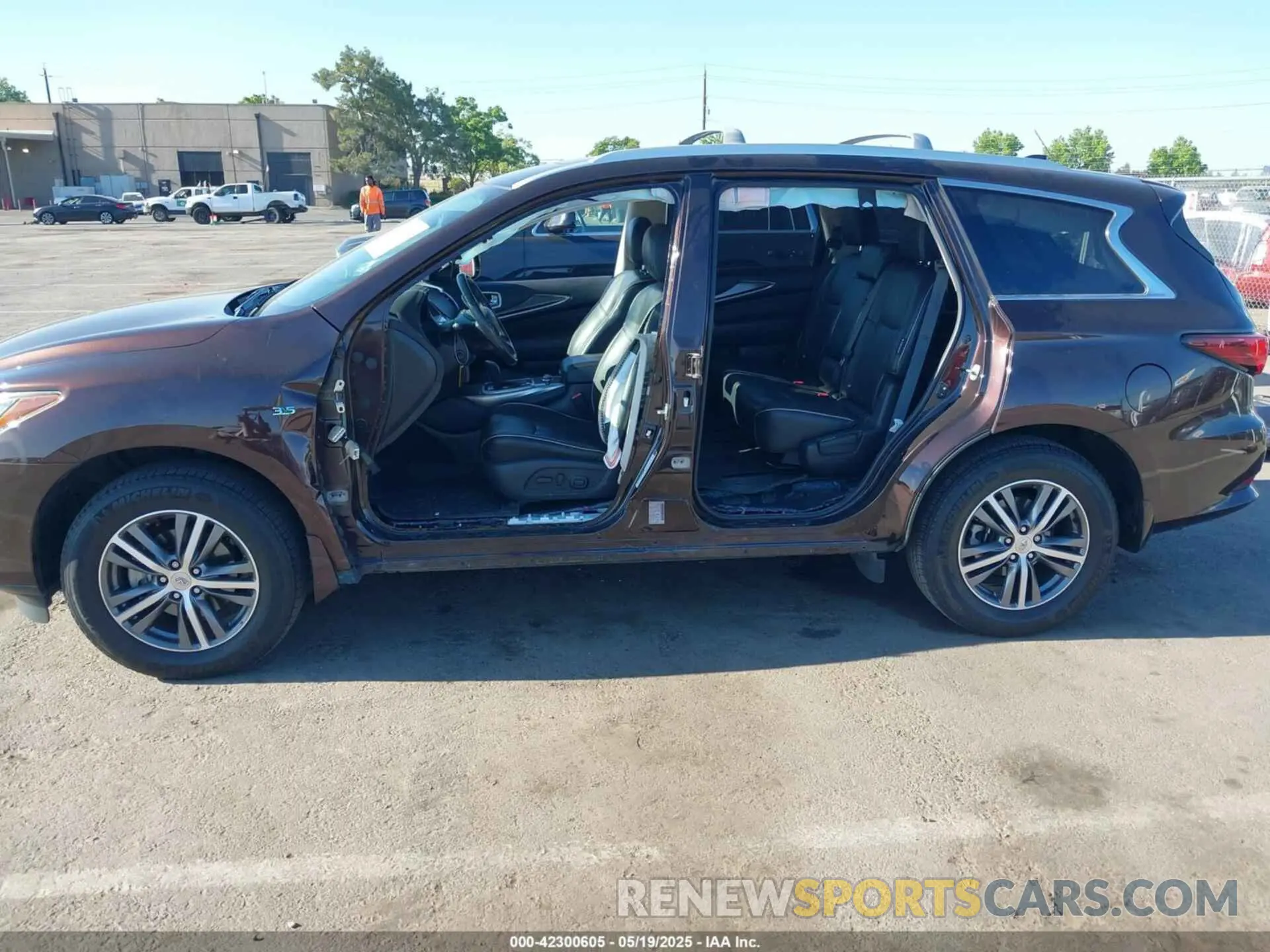 6 fotografías del automóvil dañado 5N1DL0MM4KC569307 INFINITI QX60 2019