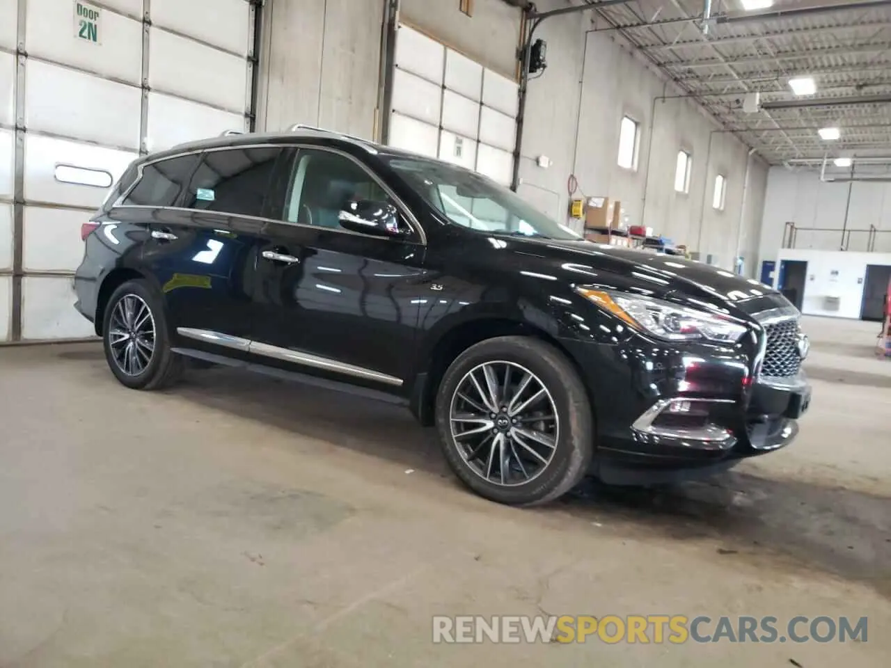 4 fotografías del automóvil dañado 5N1DL0MM5KC509813 INFINITI QX60 2019