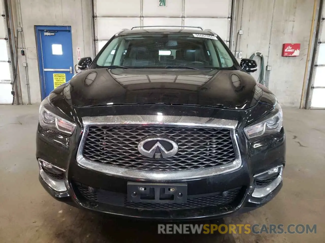 5 fotografías del automóvil dañado 5N1DL0MM5KC509813 INFINITI QX60 2019