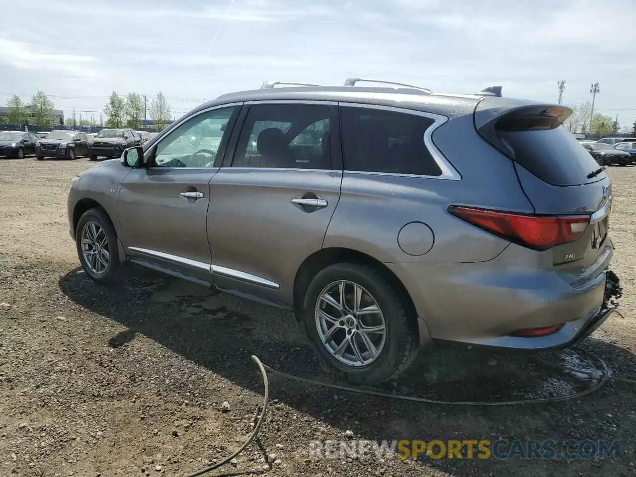 2 fotografías del automóvil dañado 5N1DL0MM5KC564679 INFINITI QX60 2019