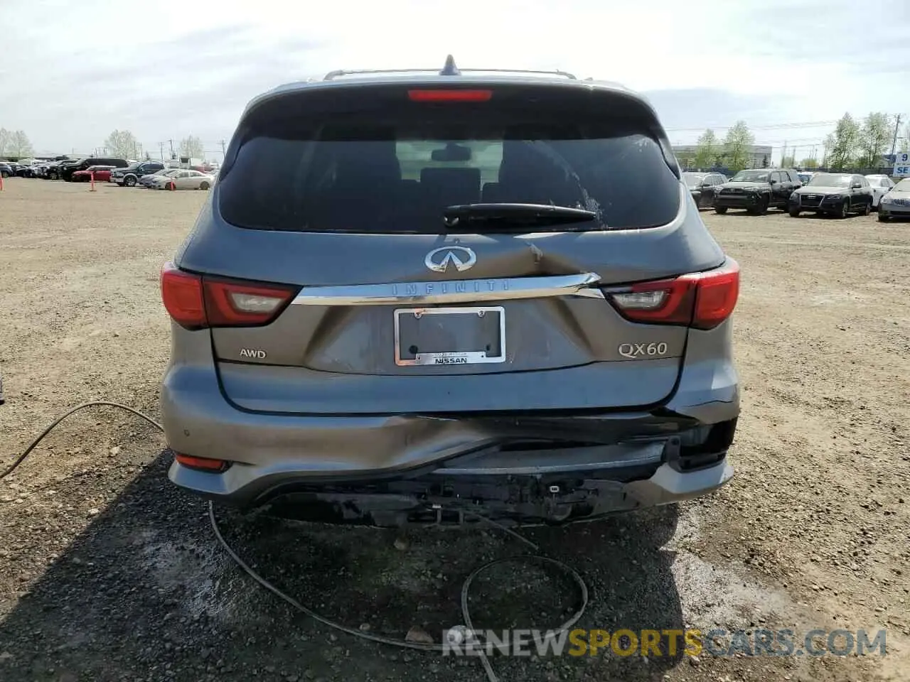 6 fotografías del automóvil dañado 5N1DL0MM5KC564679 INFINITI QX60 2019