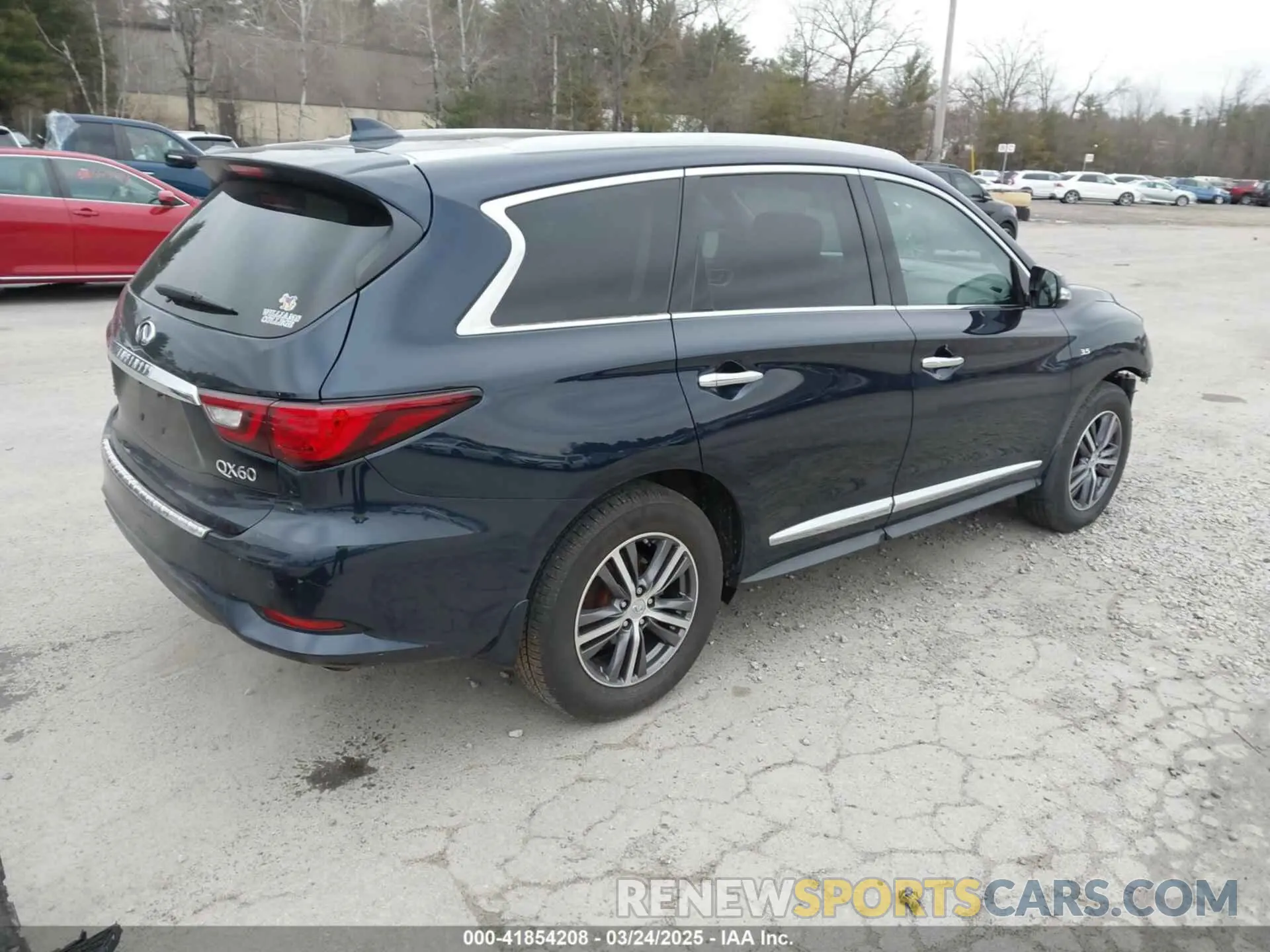 4 fotografías del automóvil dañado 5N1DL0MM6KC506211 INFINITI QX60 2019