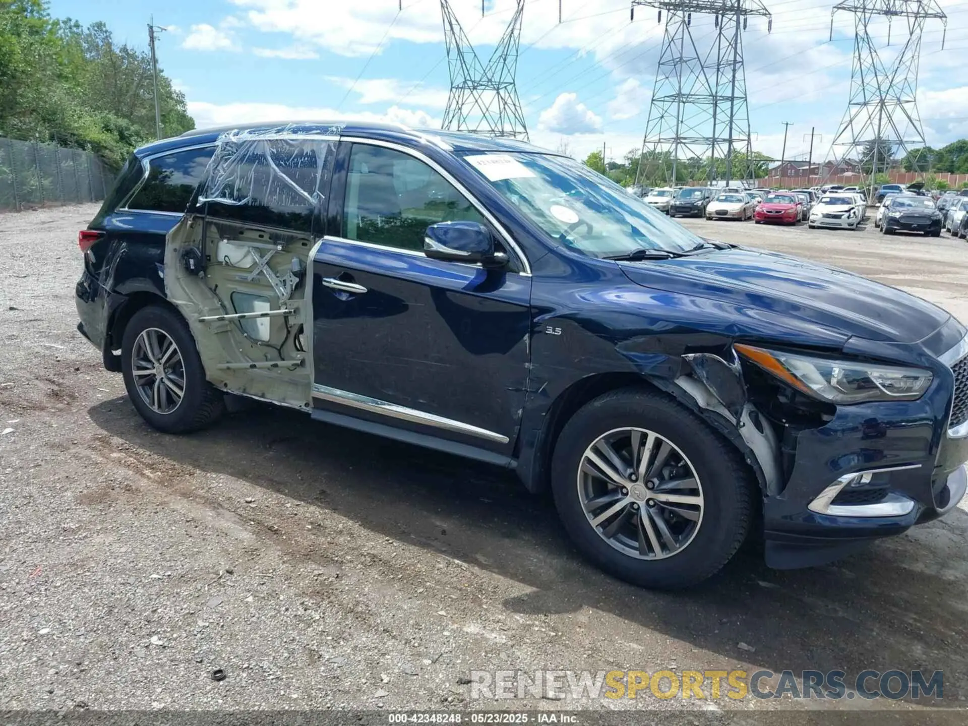 1 fotografías del automóvil dañado 5N1DL0MM6KC509996 INFINITI QX60 2019