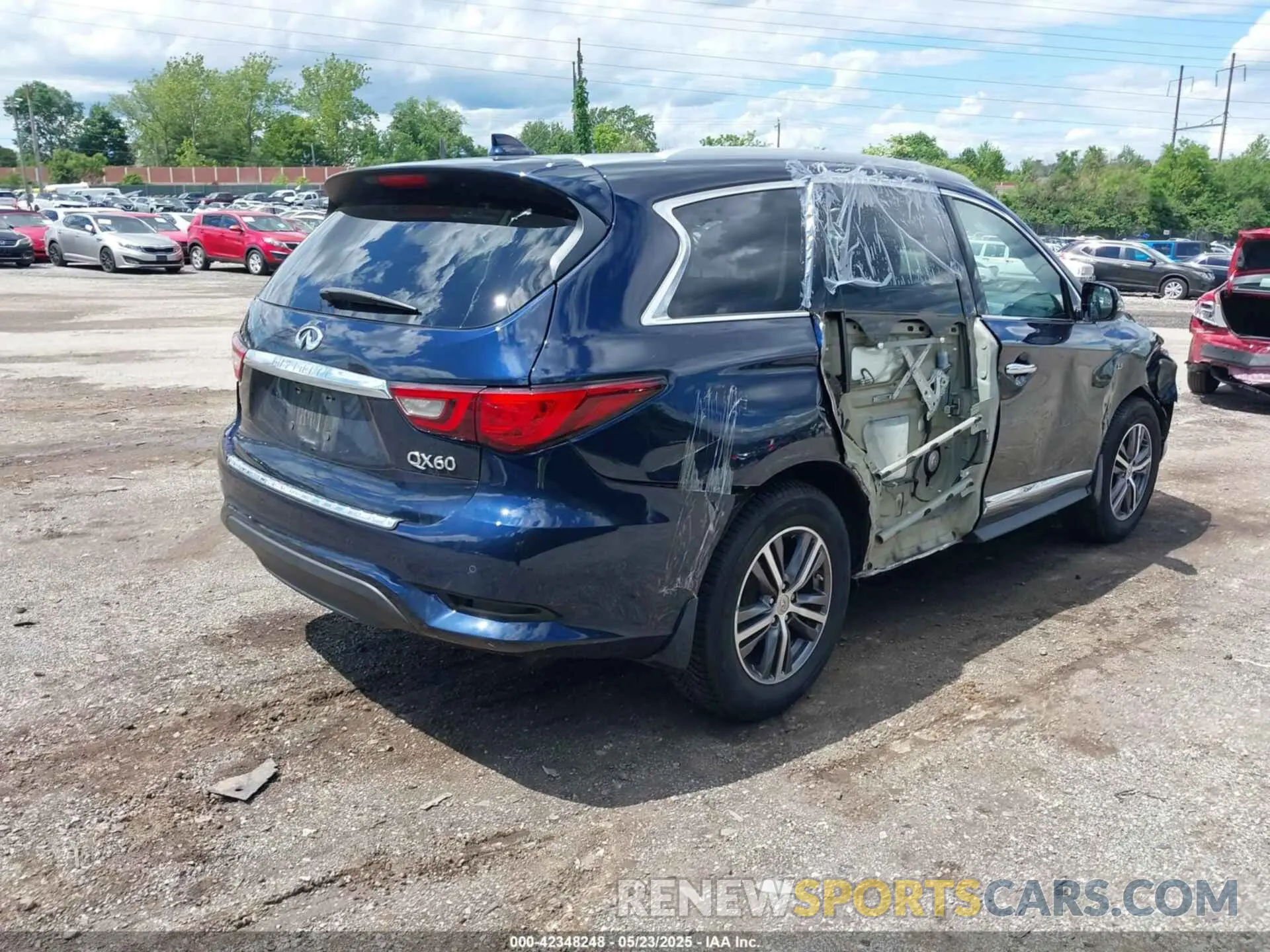 4 fotografías del automóvil dañado 5N1DL0MM6KC509996 INFINITI QX60 2019