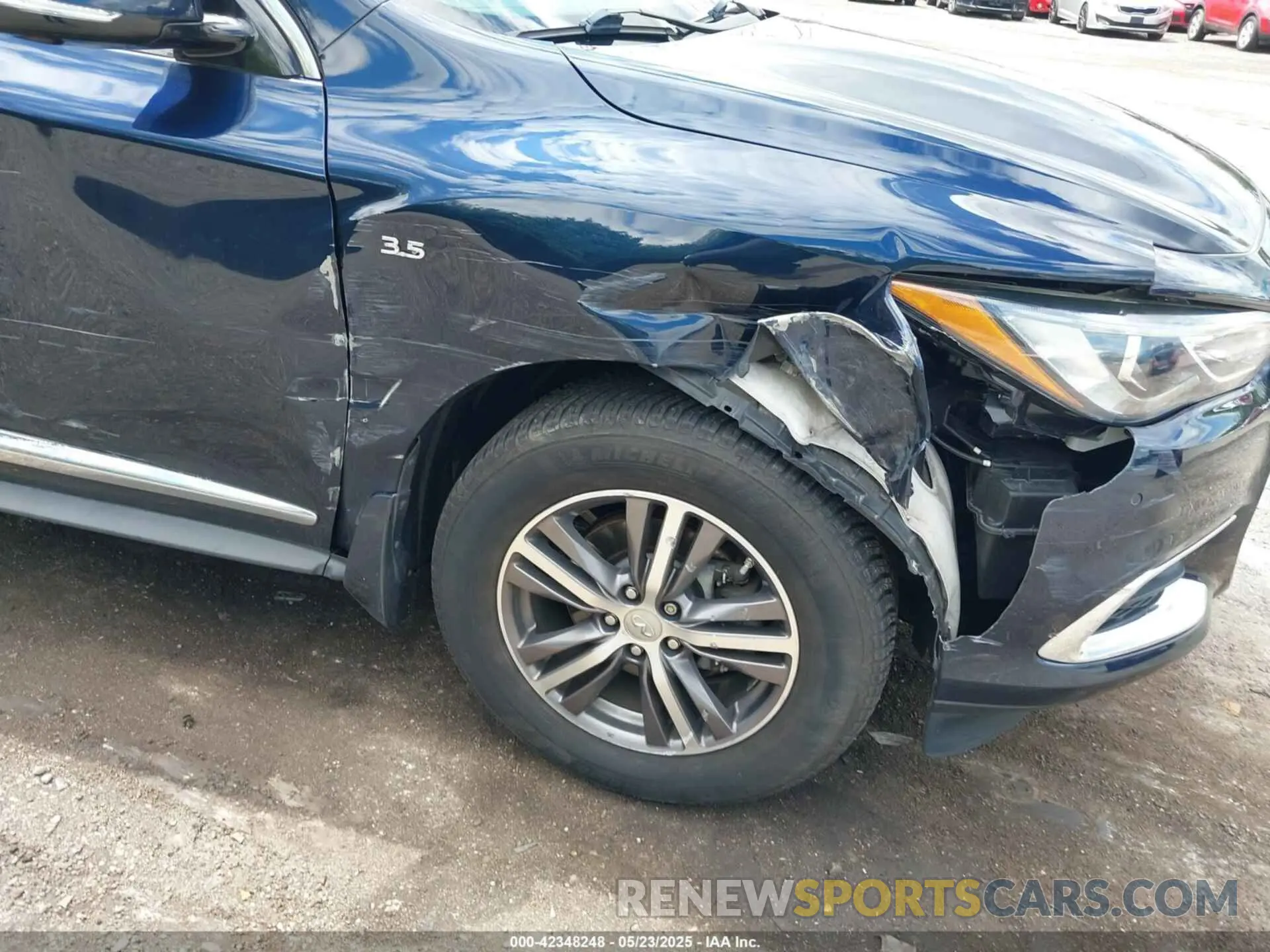 6 fotografías del automóvil dañado 5N1DL0MM6KC509996 INFINITI QX60 2019