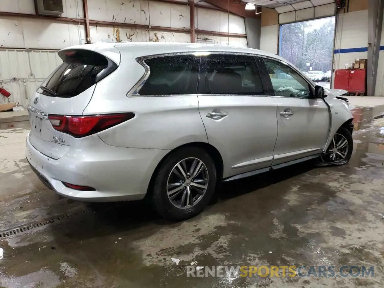 3 fotografías del automóvil dañado 5N1DL0MM6KC513238 INFINITI QX60 2019