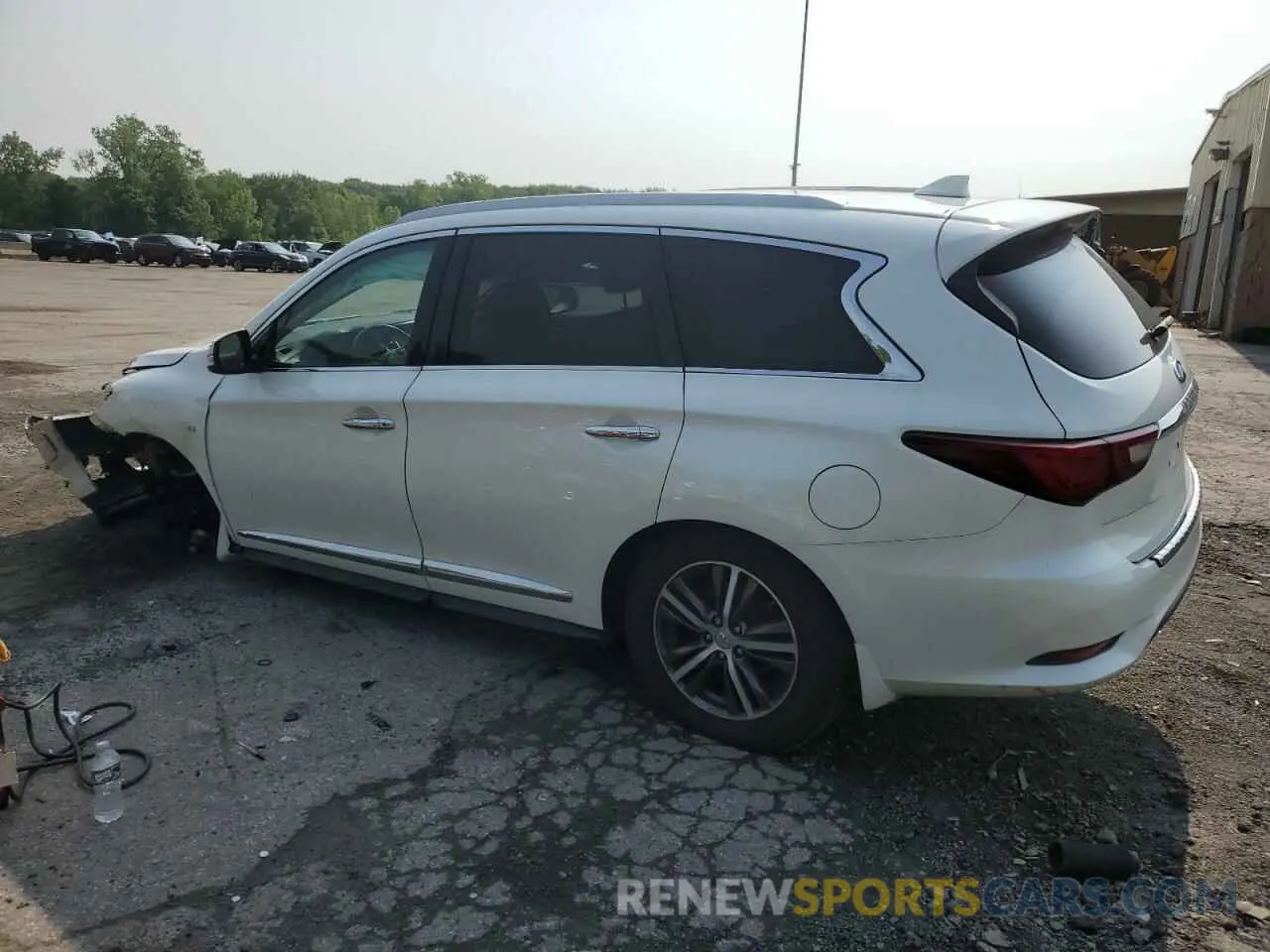 2 fotografías del automóvil dañado 5N1DL0MM6KC514387 INFINITI QX60 2019
