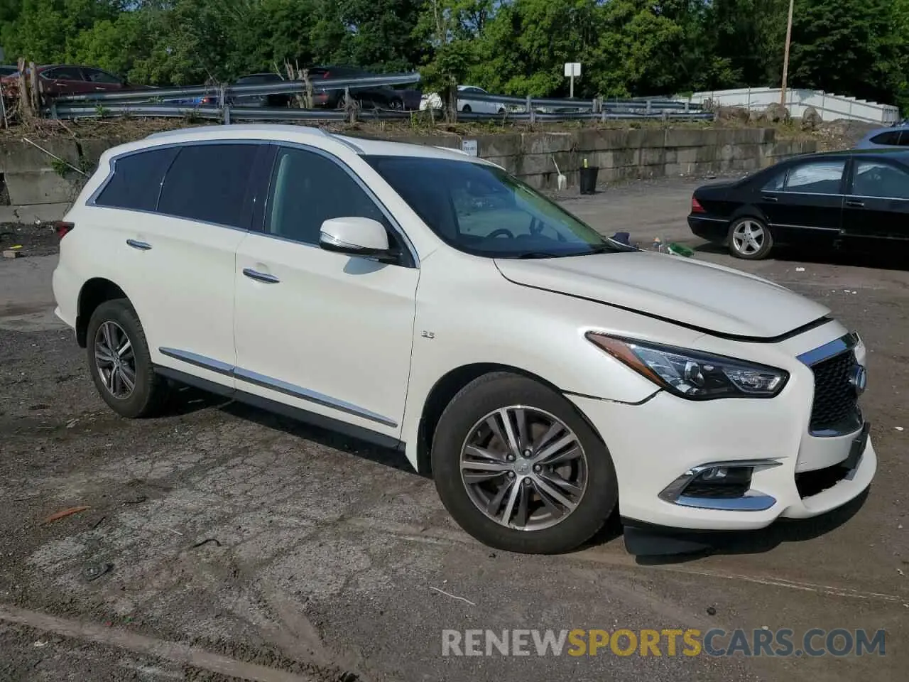 4 fotografías del automóvil dañado 5N1DL0MM6KC514387 INFINITI QX60 2019