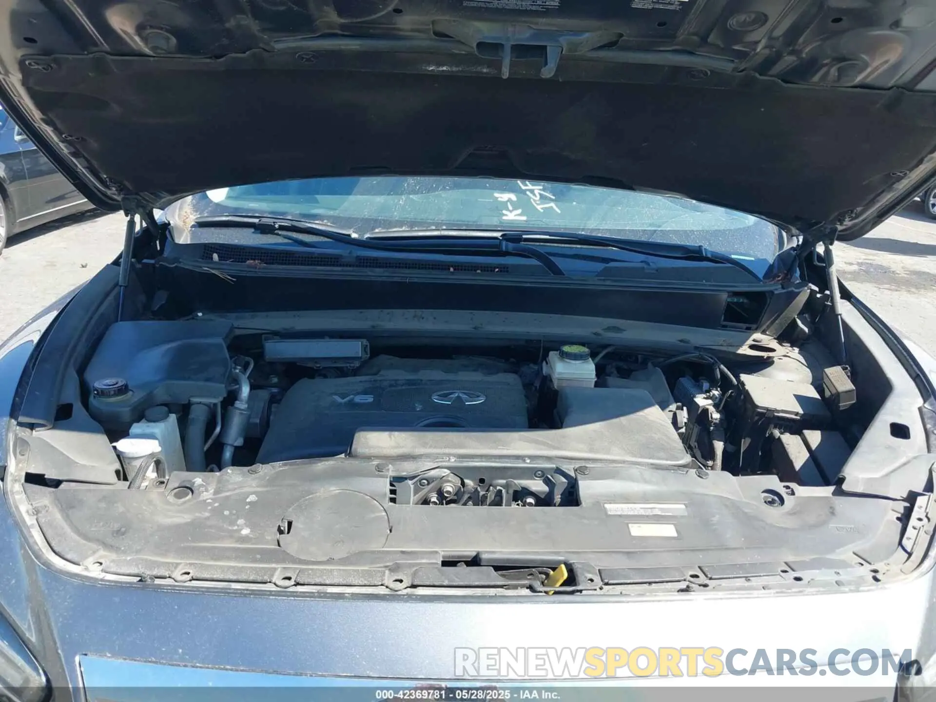 10 fotografías del automóvil dañado 5N1DL0MM6KC558342 INFINITI QX60 2019