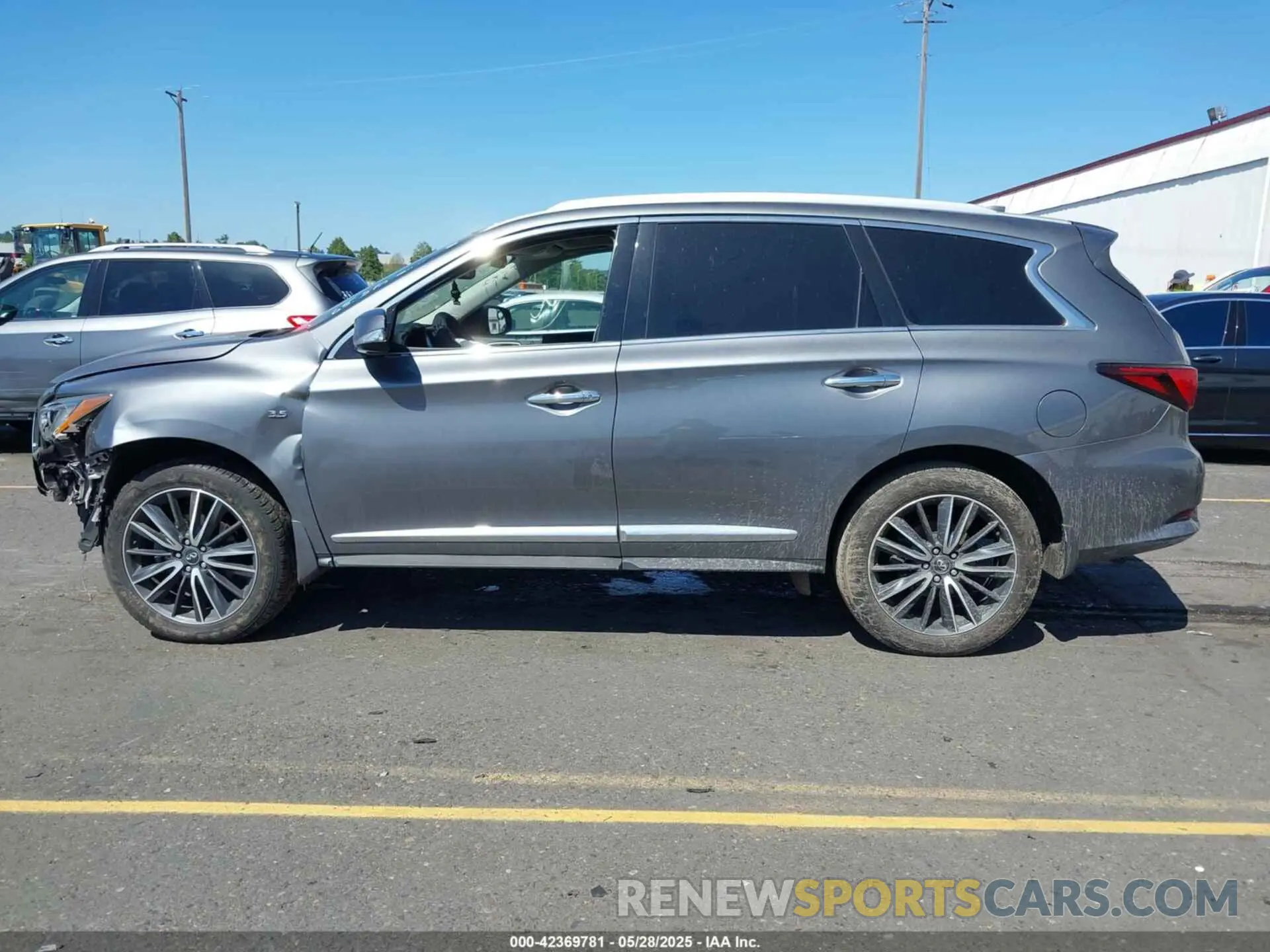14 fotografías del automóvil dañado 5N1DL0MM6KC558342 INFINITI QX60 2019
