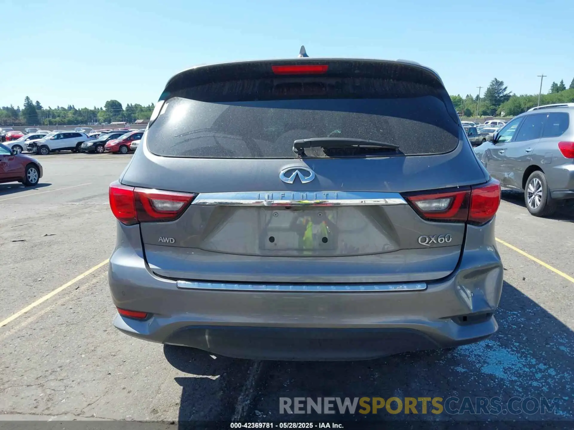 16 fotografías del automóvil dañado 5N1DL0MM6KC558342 INFINITI QX60 2019