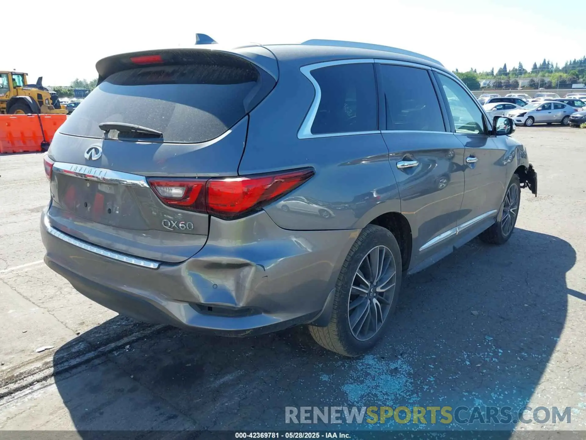 4 fotografías del automóvil dañado 5N1DL0MM6KC558342 INFINITI QX60 2019
