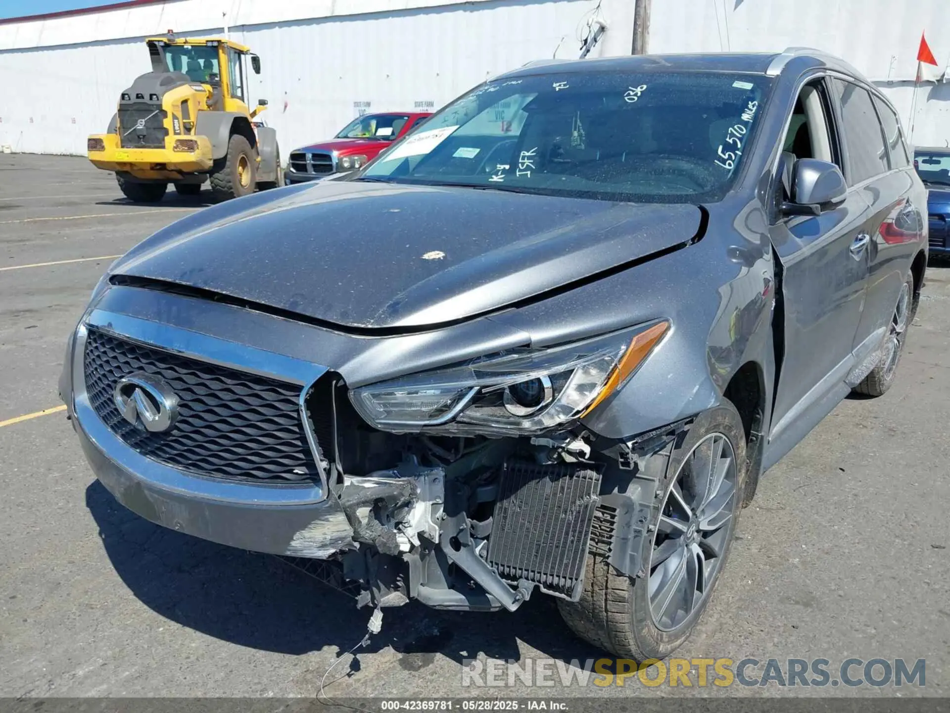 6 fotografías del automóvil dañado 5N1DL0MM6KC558342 INFINITI QX60 2019