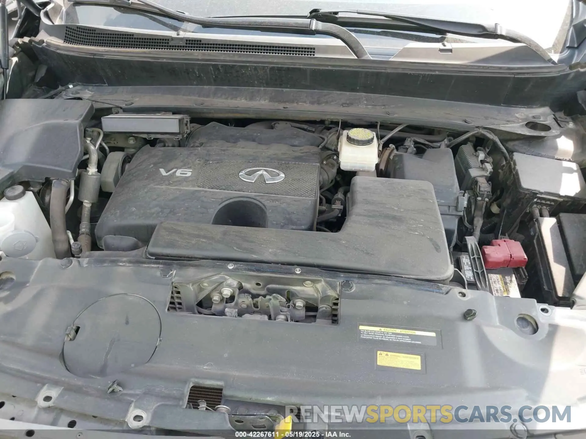 10 fotografías del automóvil dañado 5N1DL0MM6KC567199 INFINITI QX60 2019