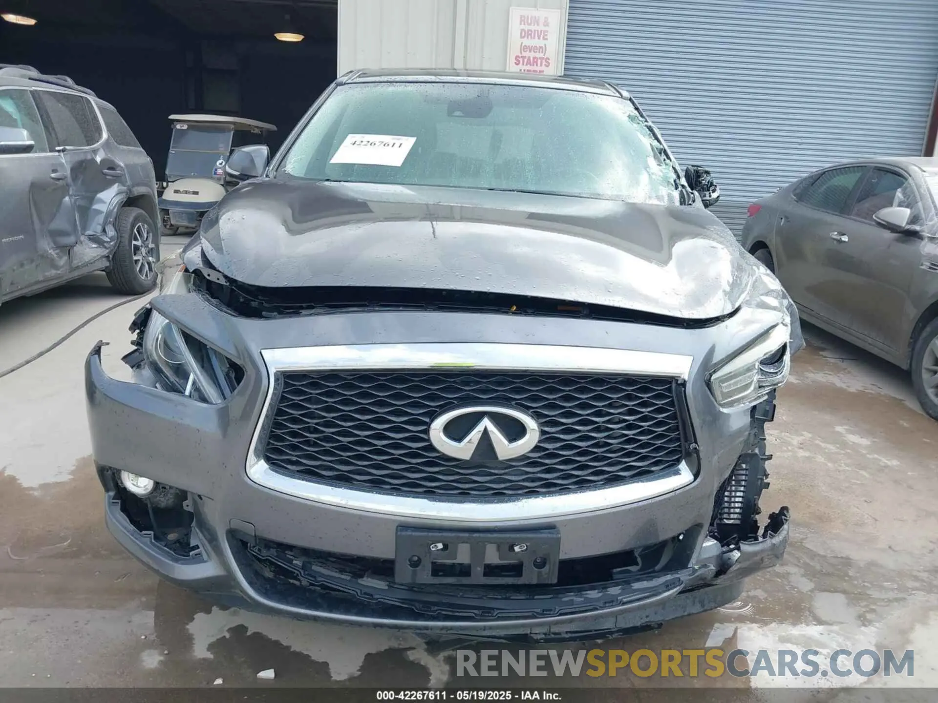 12 fotografías del automóvil dañado 5N1DL0MM6KC567199 INFINITI QX60 2019