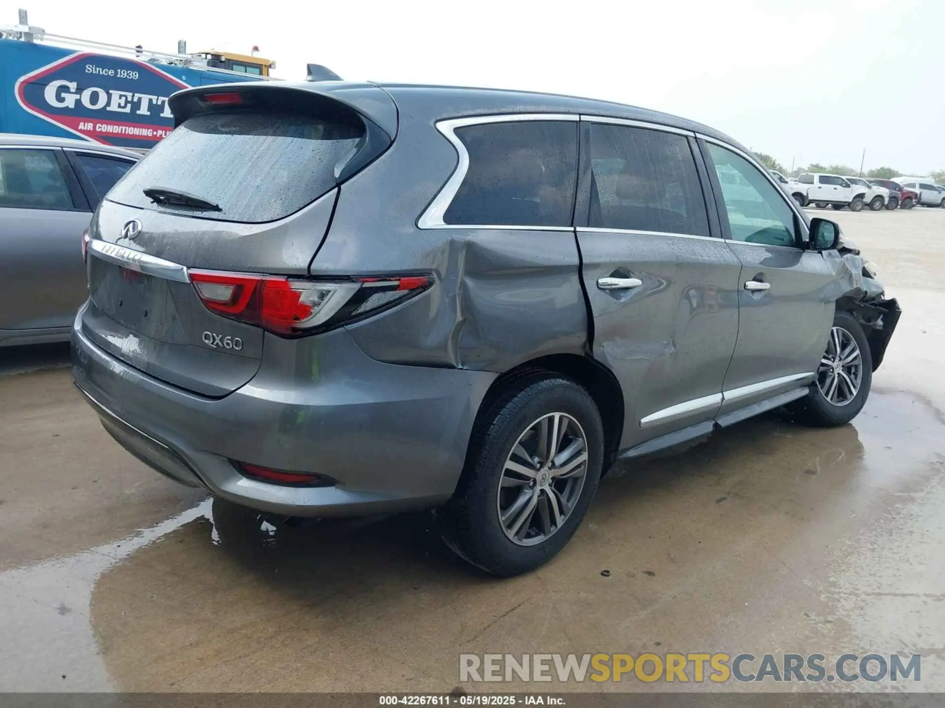 4 fotografías del automóvil dañado 5N1DL0MM6KC567199 INFINITI QX60 2019