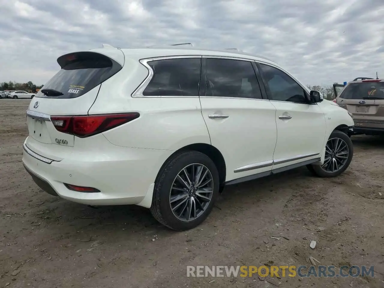 3 fotografías del automóvil dañado 5N1DL0MM7KC523230 INFINITI QX60 2019